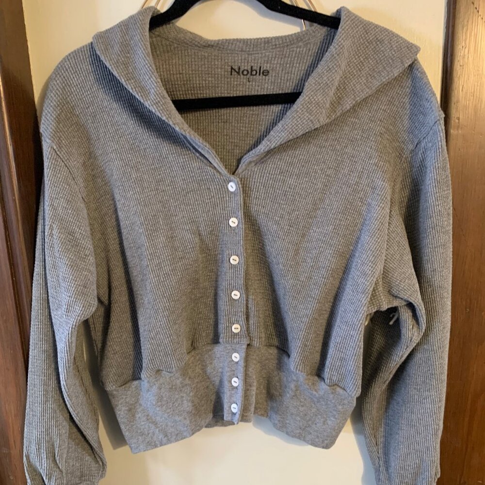 NWOT Noble Waffle Sailor Cardigan